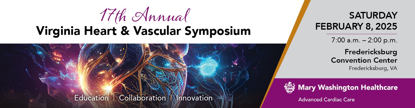 2025 Virginia Heart & Vascular Symposium (MWHC) Banner